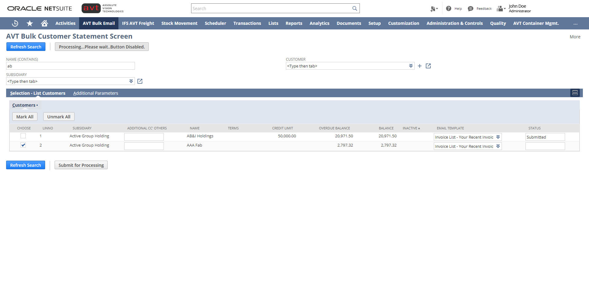 avt-bulk-statement-screen-3.1-web AVT Bulk Invoicing App - Screen 3