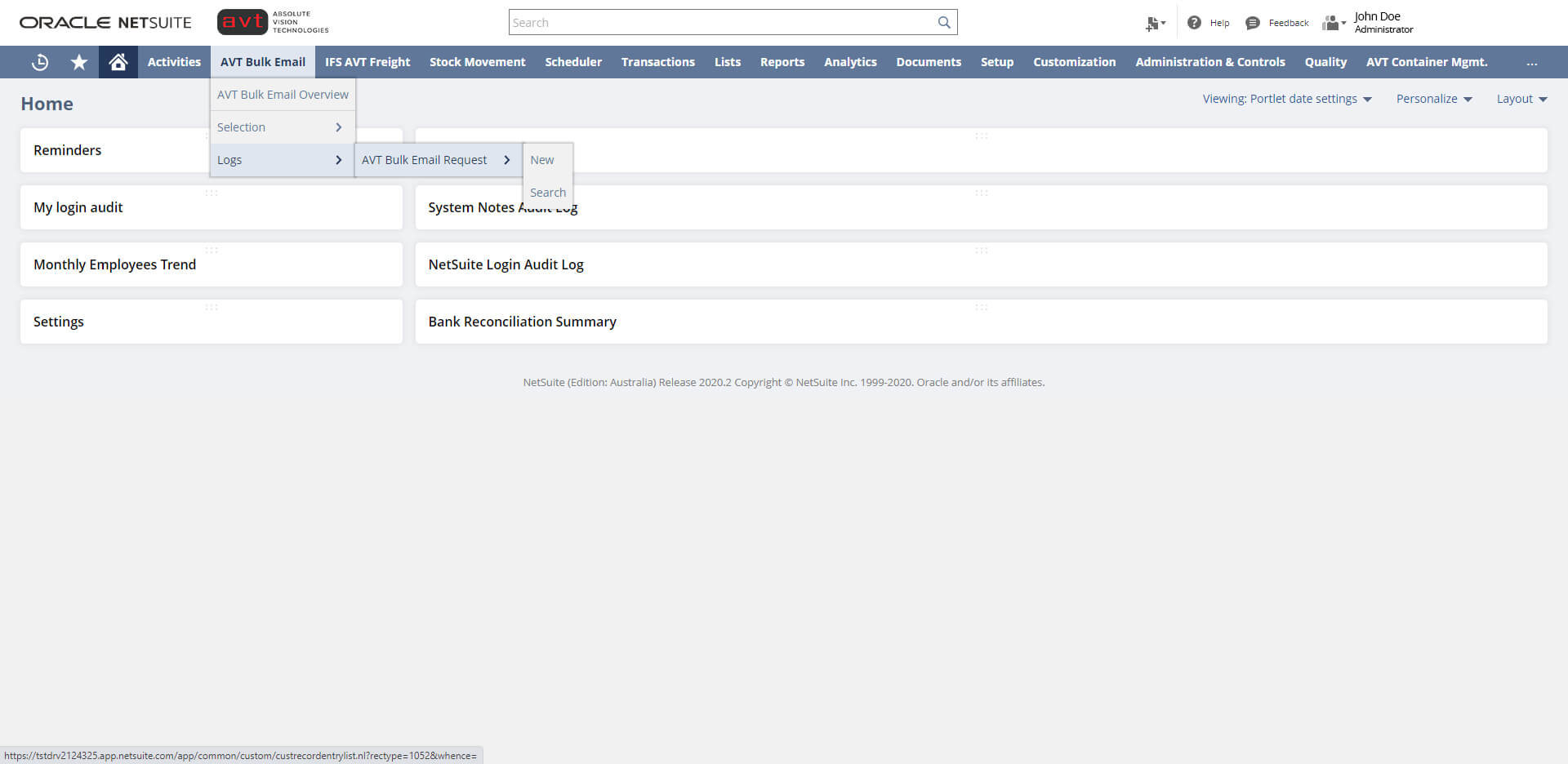 navigate-logs-web AVT Bulk Invoicing App - Log Record Navigation